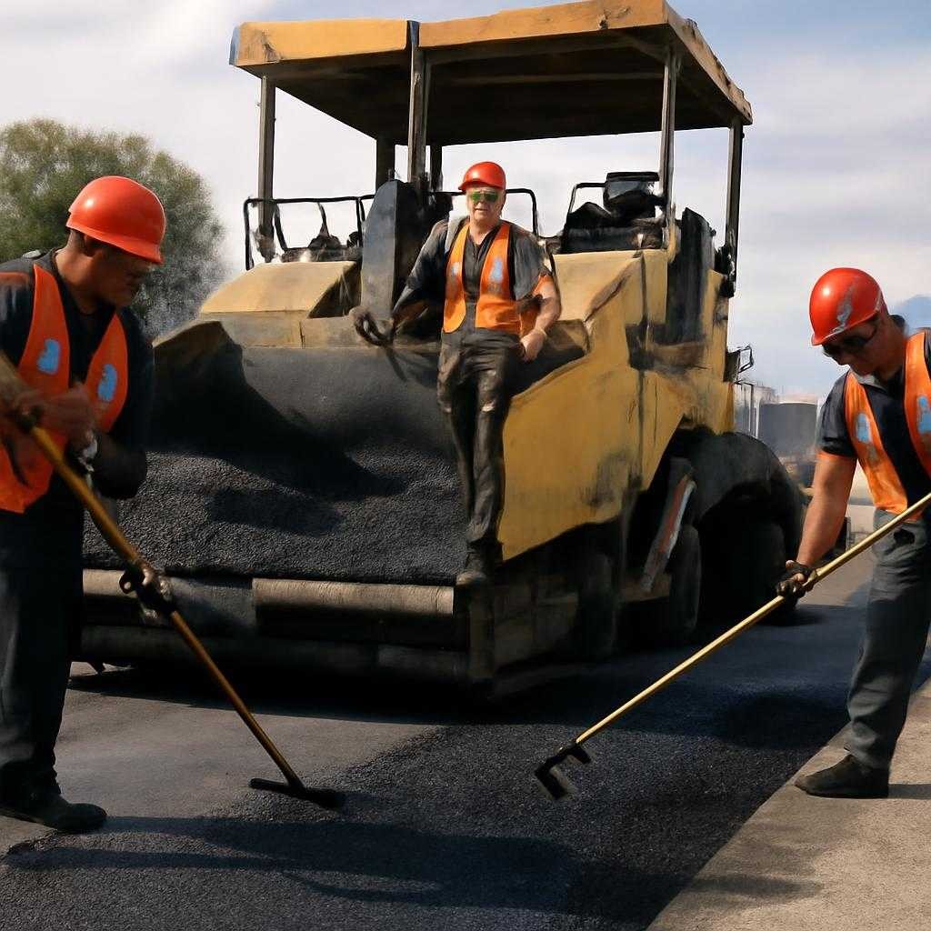 Асфальтоукладчики: хроника точности и тяги