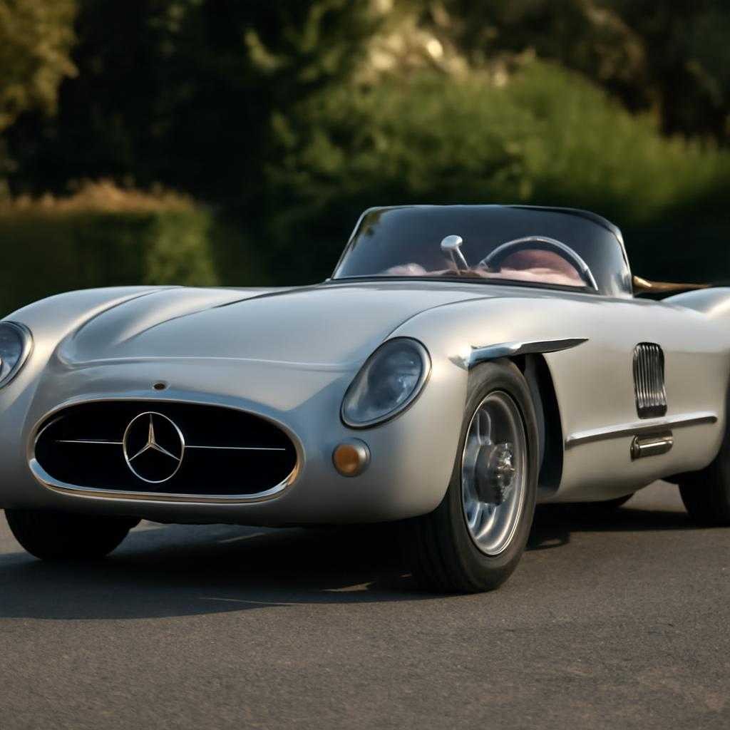 Mercedes 300 slr 1955: серебряный призрак за 135 млн