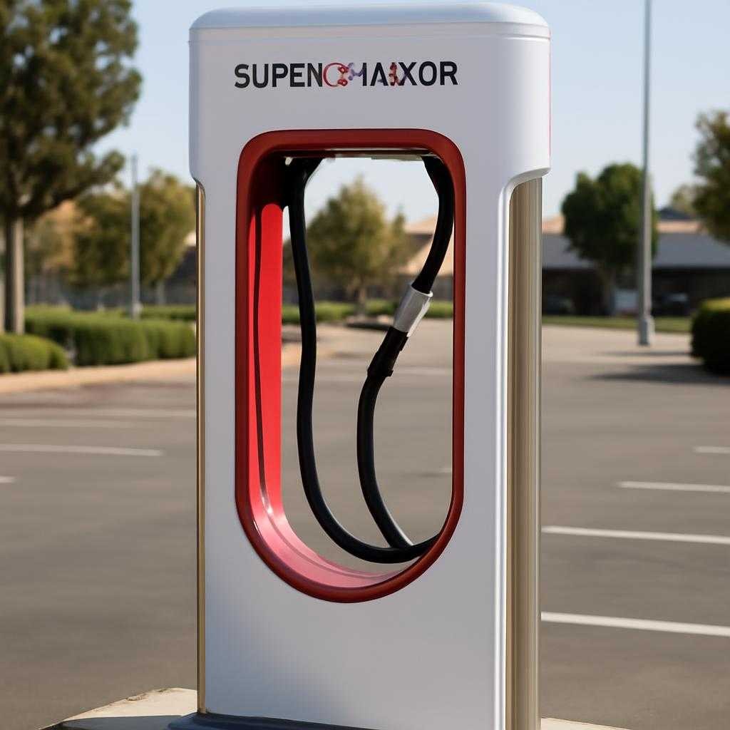 Как я заряжаю tesla на supercharger