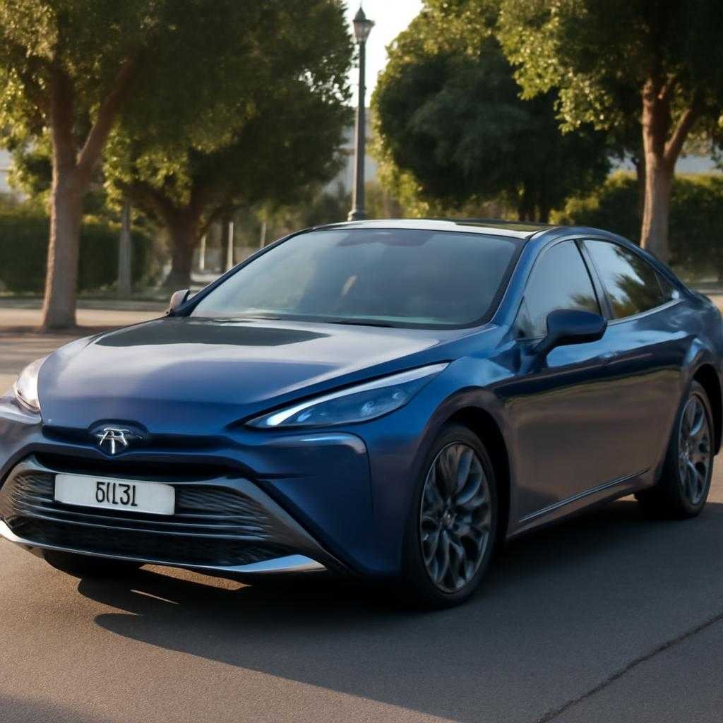 Toyota mirai: водородный седан с обликом лабораторного экспоната