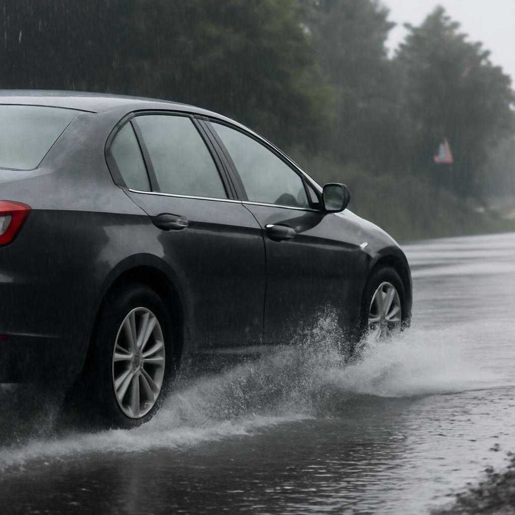 Дождь за лобовым: уверенное руление