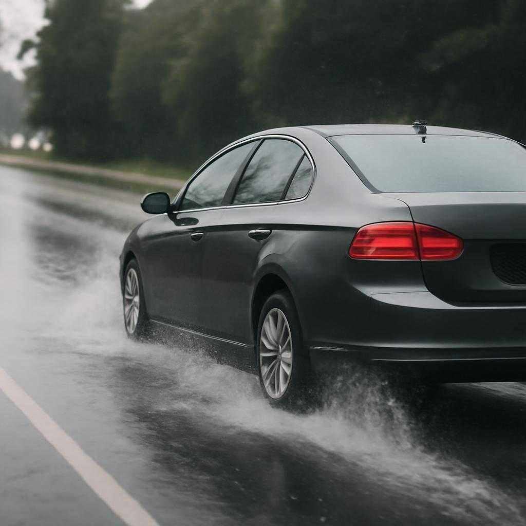 Аквапланирование: когда вода поднимает автомобиль над дорогой