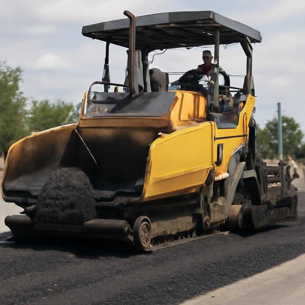 Асфальтоукладчик напрокат: выгода на колёсах