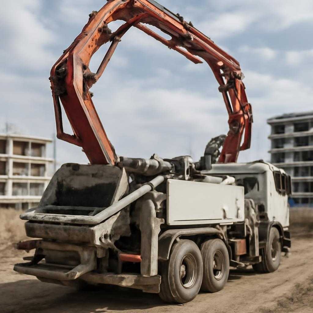 Стационарный бетононасос: аренда без компромиссов