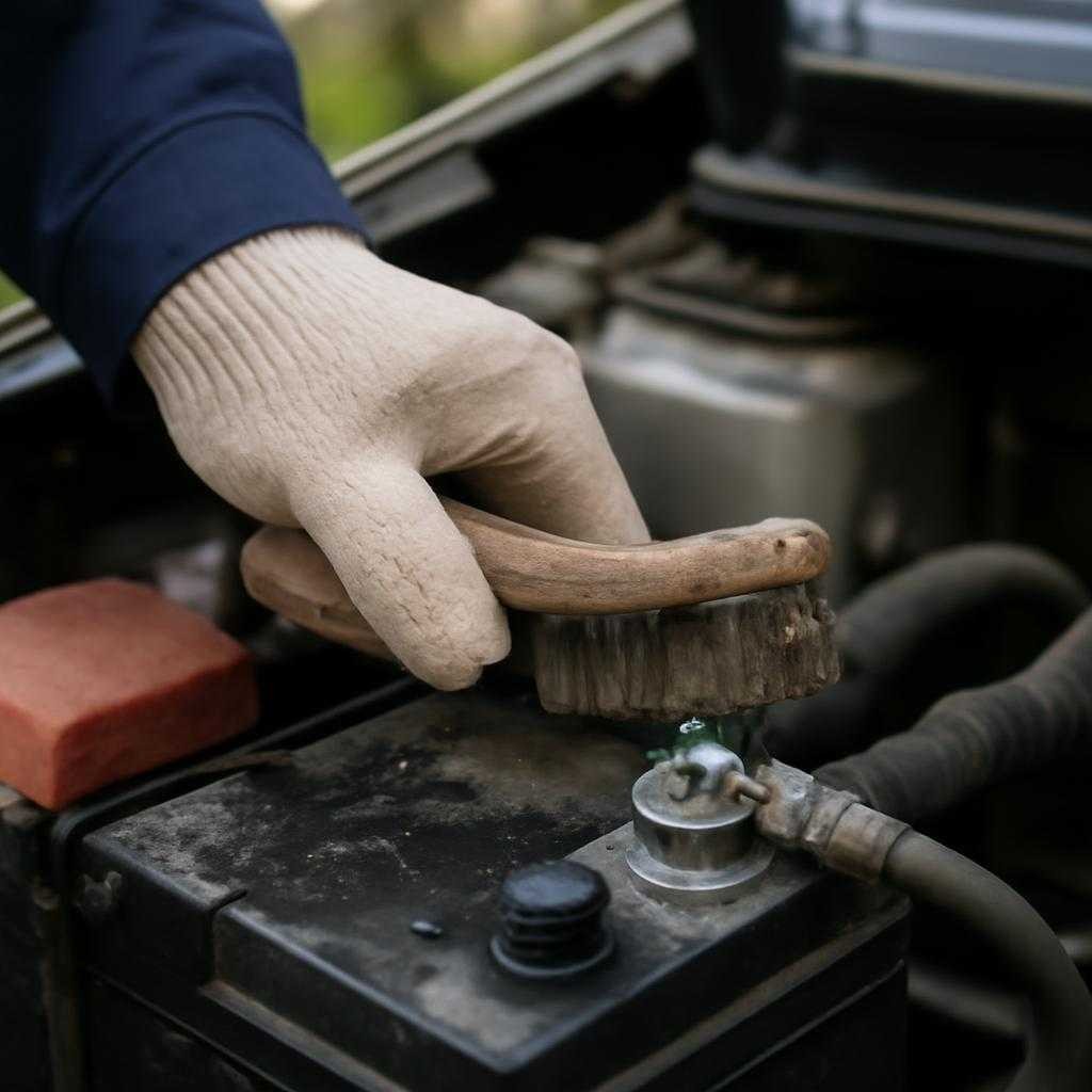 Искристая сила: безопасная очистка клемм