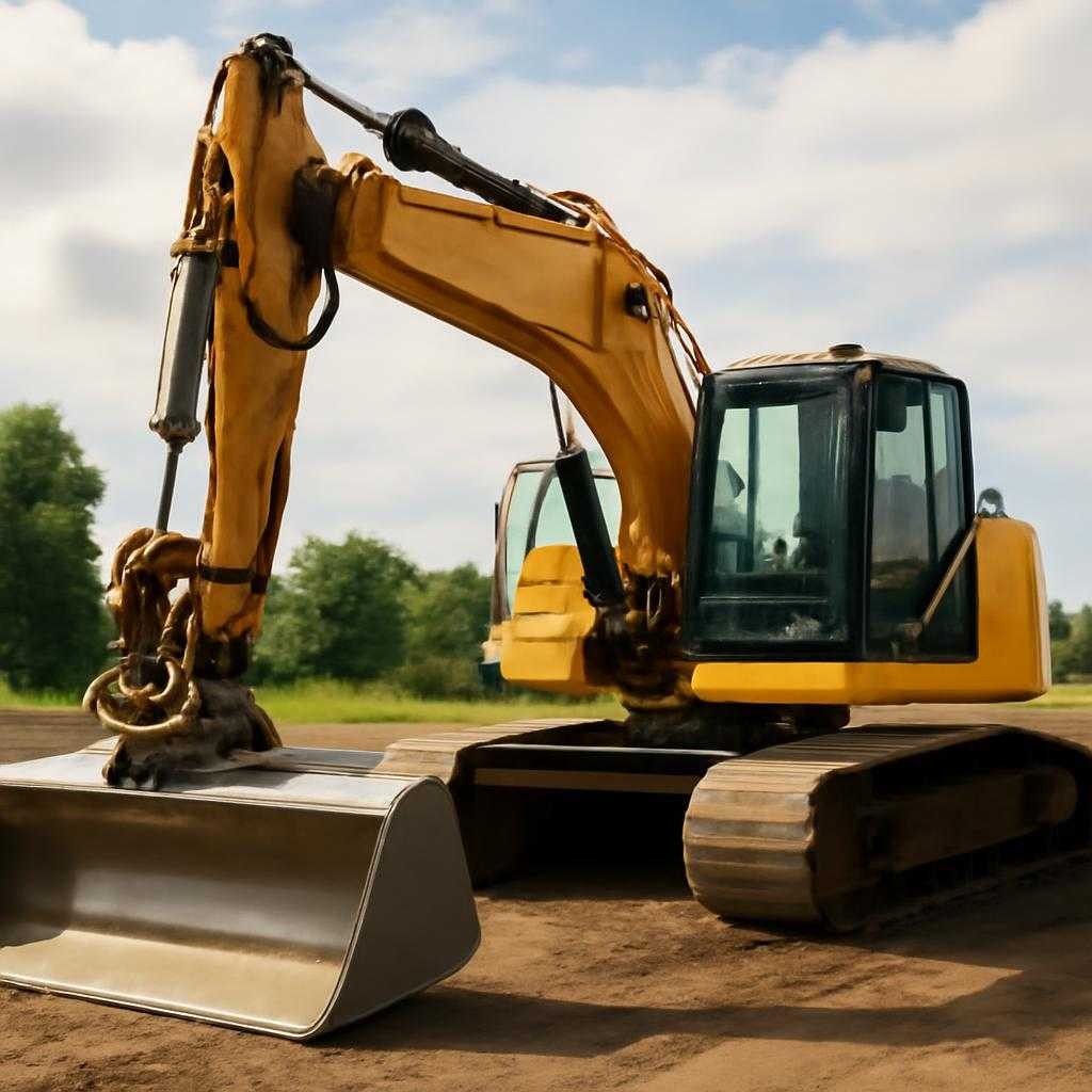 Экскаватор-планировщик: геометрия стрелы, точность ковша и рабочие сценарии на стройплощадке