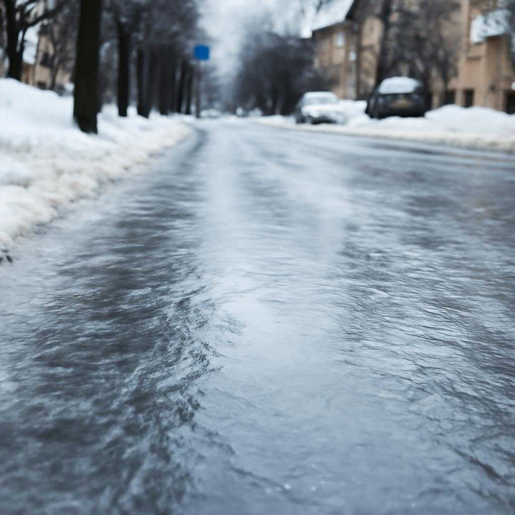Зеркальная дорога: стратегия движения по гололёду