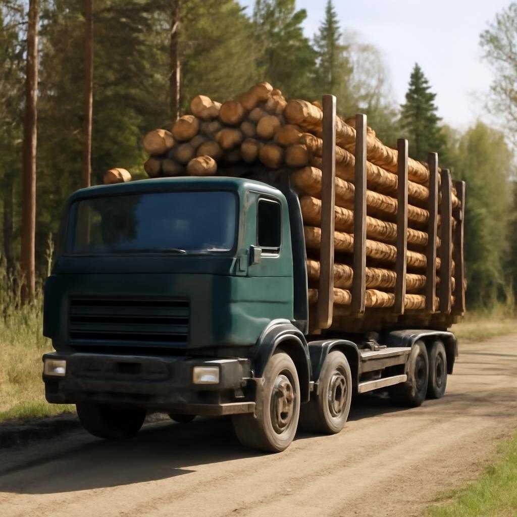 Лесовозы: силовая эстафета от колёс к крану