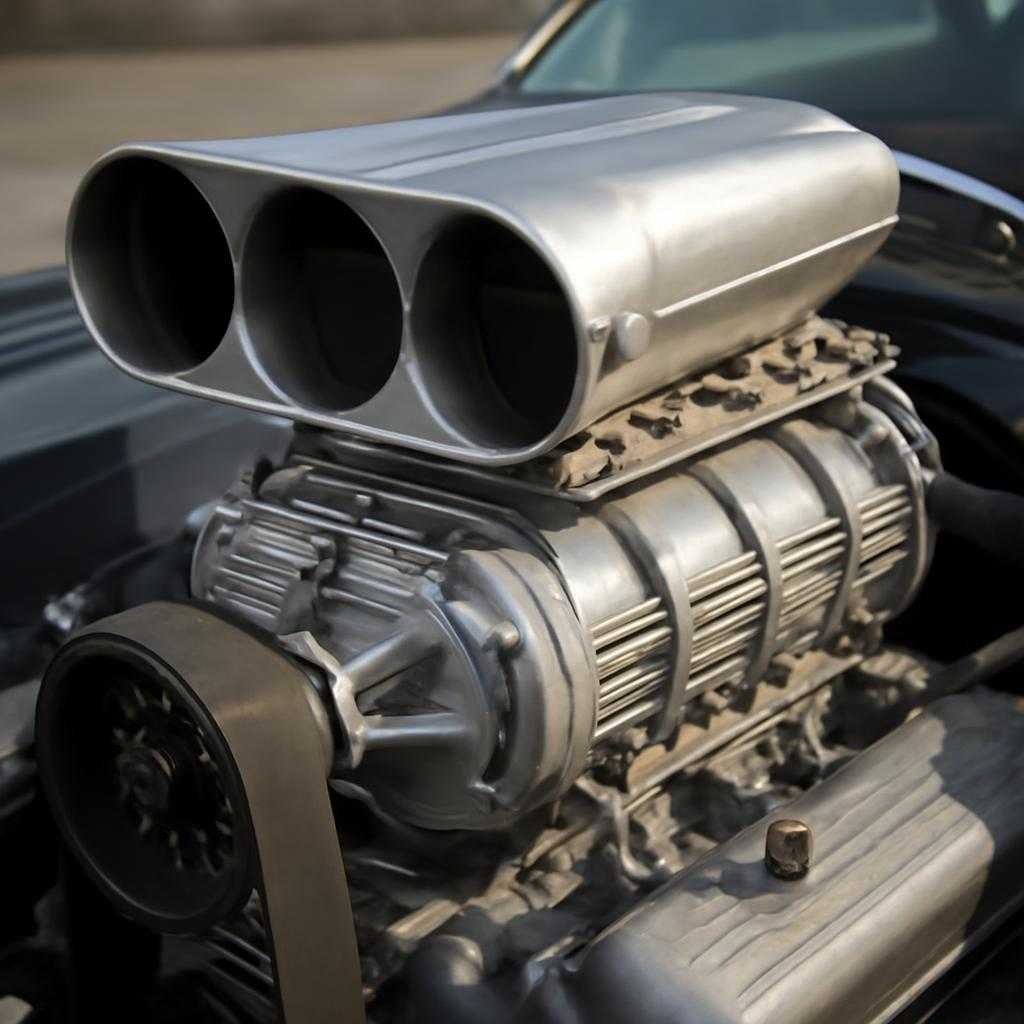 Нагнетатель: ременный ветер в цилиндрах