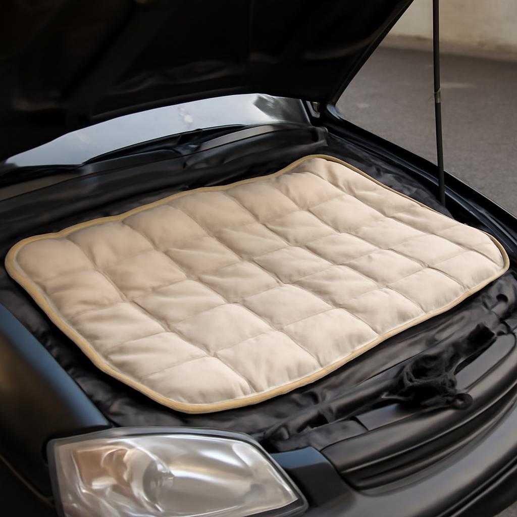 Тёплый барьер: как подобрать одеяло для капота