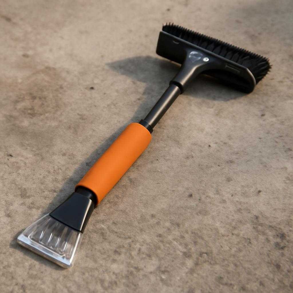 Amigo 74945: телескопическая щётка-скребок для арктических циклов