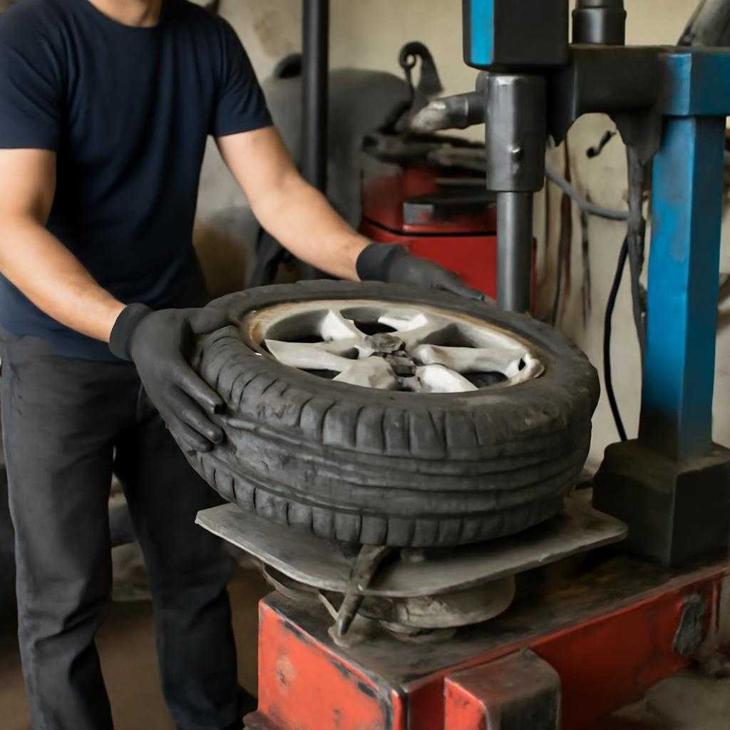 Шиномонтаж без потери времени и ресурса колеса