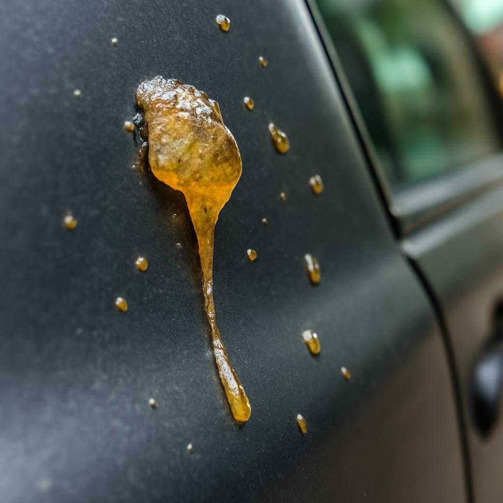 Хвойная смола: кузов без ожогов