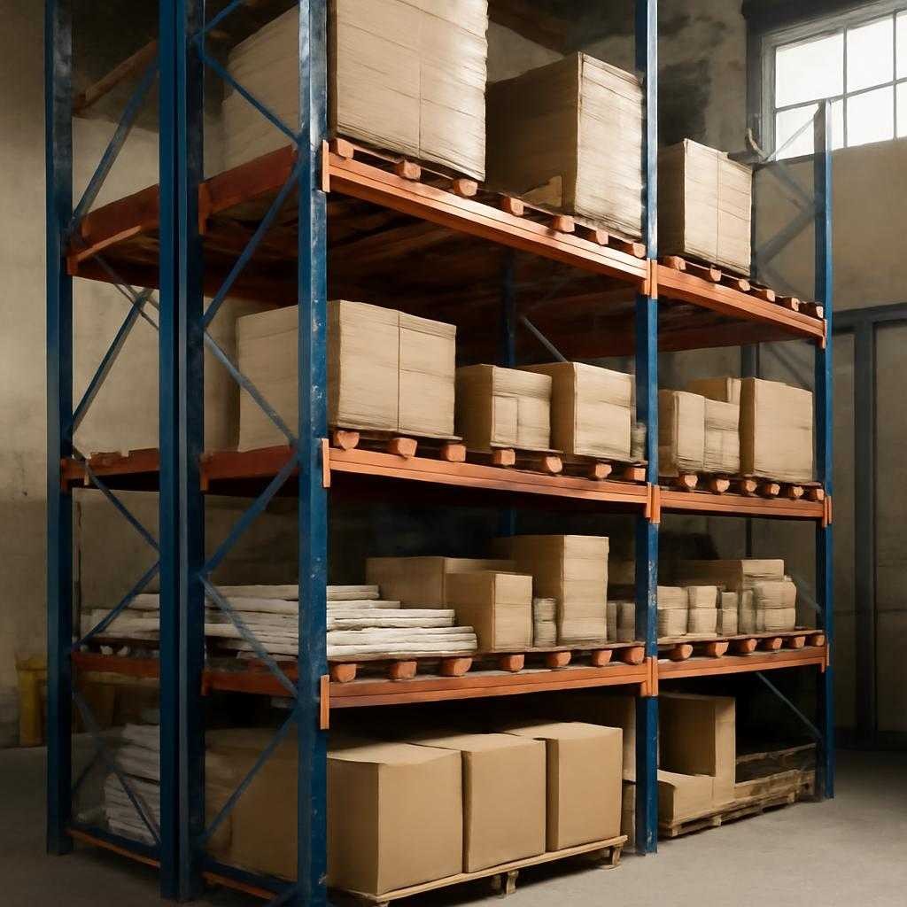 Паллетные стеллажи сквозь призму цеха