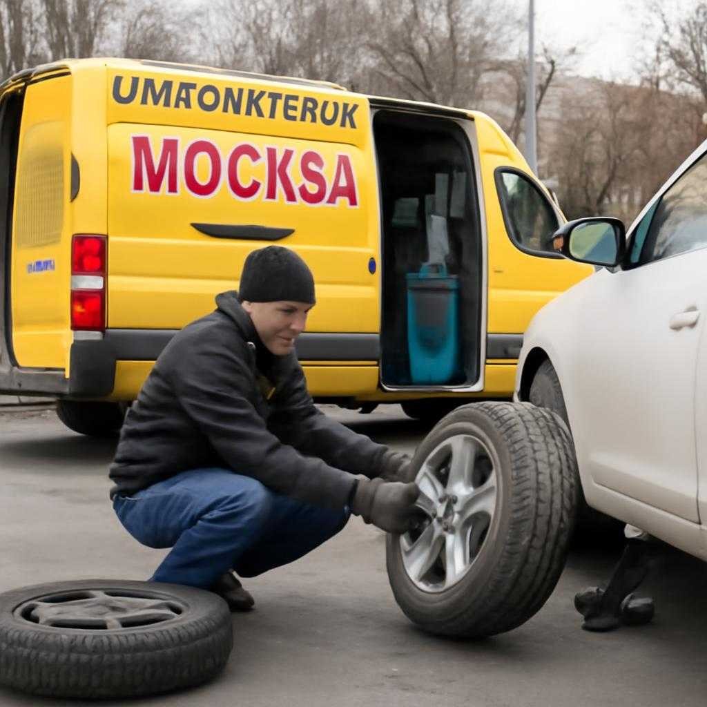Выездной шиномонтаж 24/7 в москве без ожидания