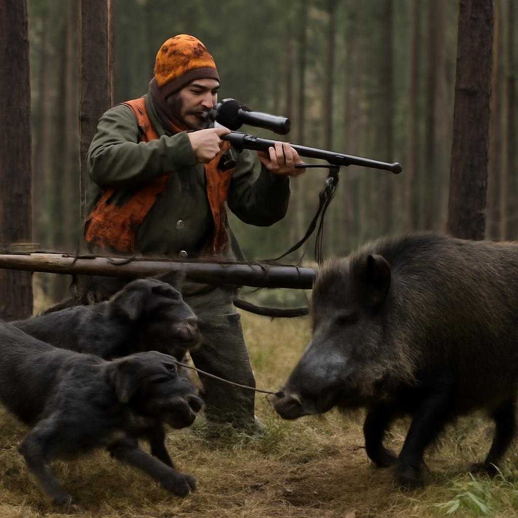 Тонкости загонки при коллективной охоте