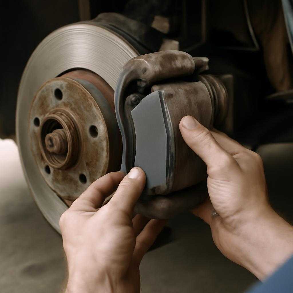 Замена колодок без ямы